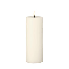 LED Pillar Candle 20cm Ivory no. 06