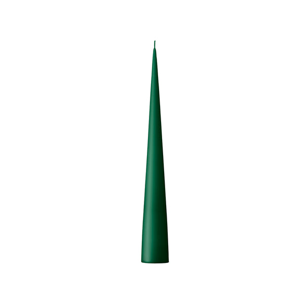 Cone Candle 22cm Marble Green no.58