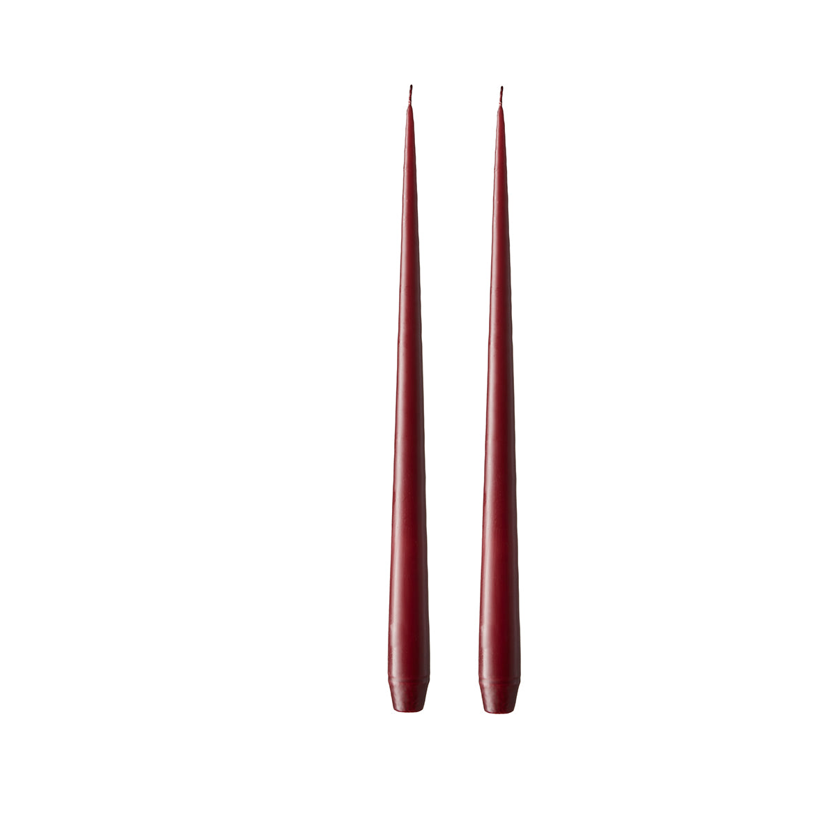 Taper Candle 32cm Deep Wine no.44/2 Pair