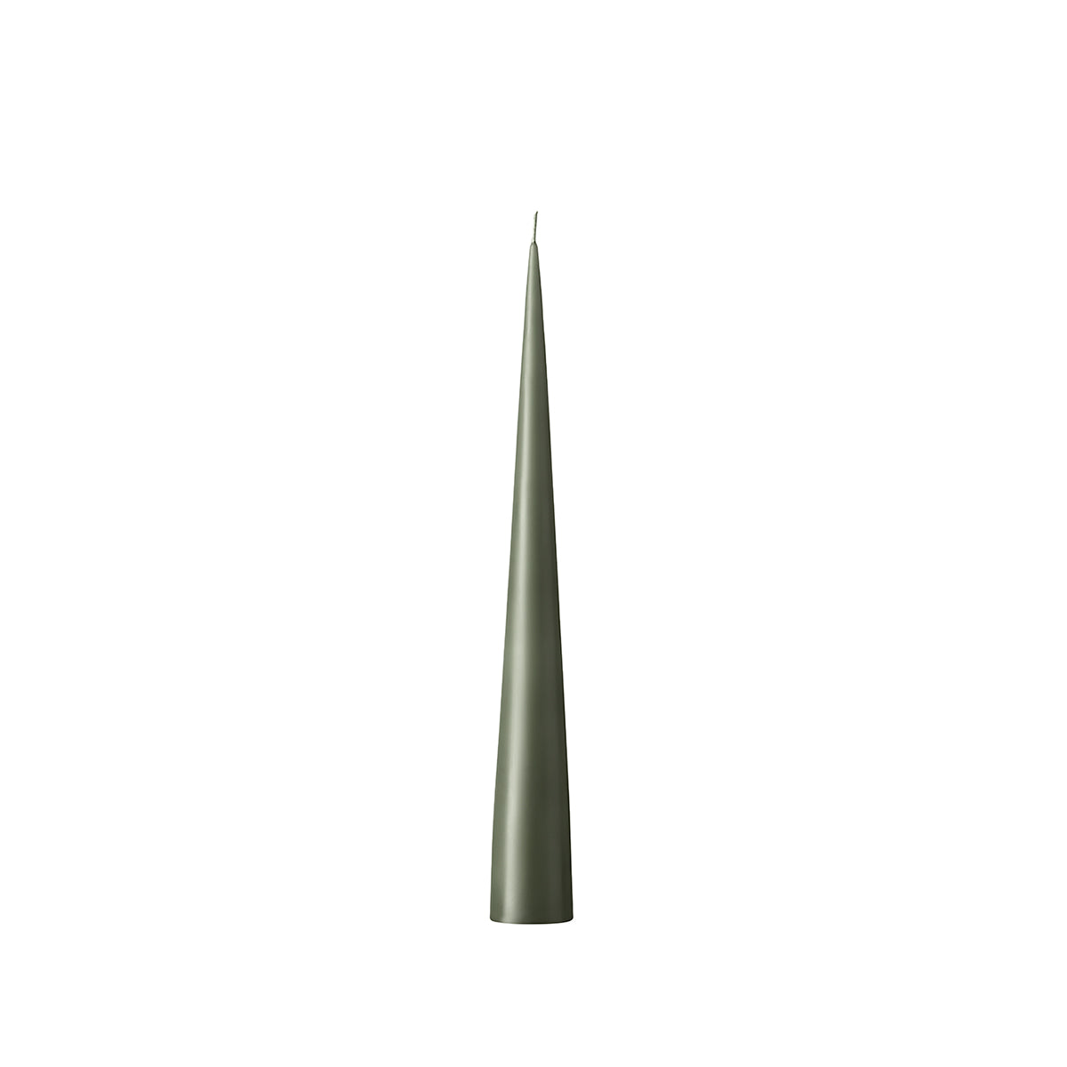 Cone Candle 22cm Green Soil no.70