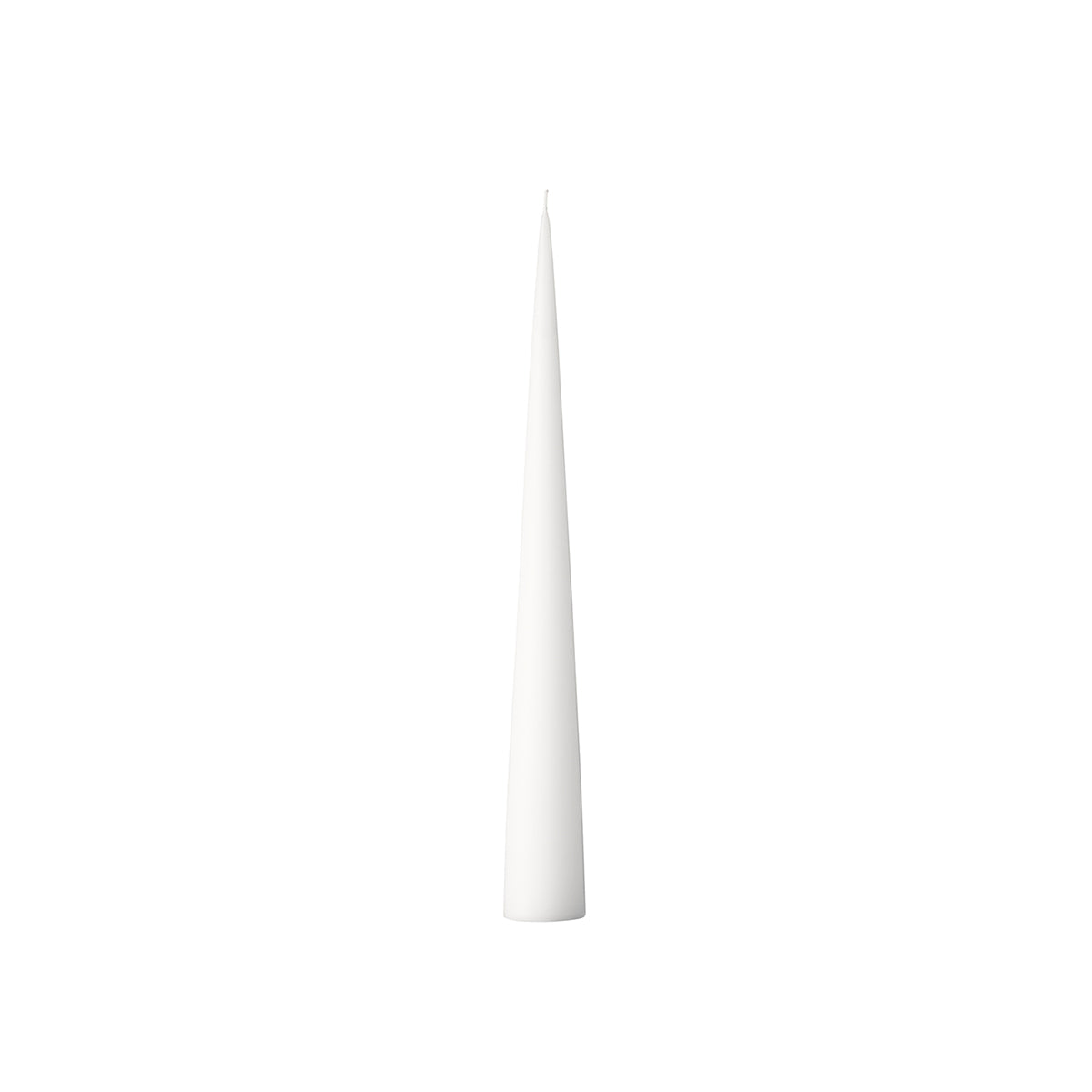 Cone Candle 22cm Pure White no.31