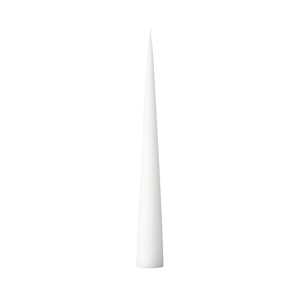 Cone Candle 34cm Pure White no.31