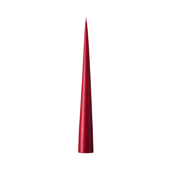 Cone Candle 34cm Wine no.44