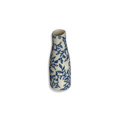 Floral Blue Bud Vase