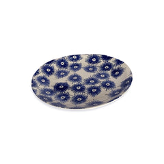 Floral Blue Large Round Plate 24cm