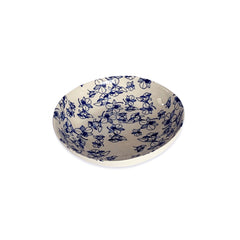 Floral Blue Pasta Bowl Medium