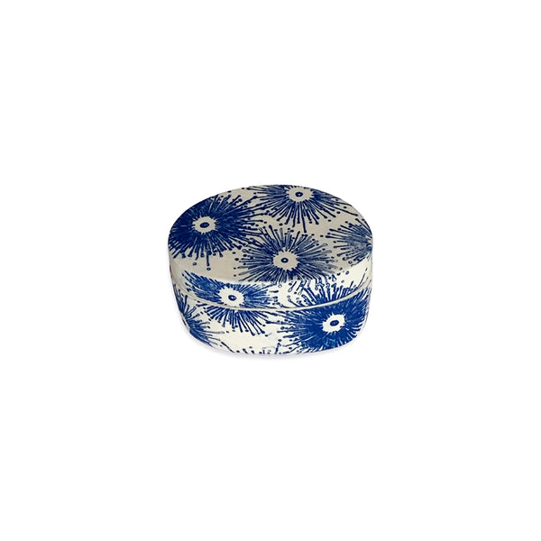 Floral Blue Trinket Box Large