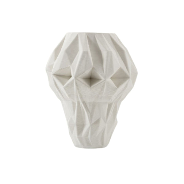 Hedron Vase Large Ivory