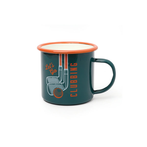 Golf Enamel Mug