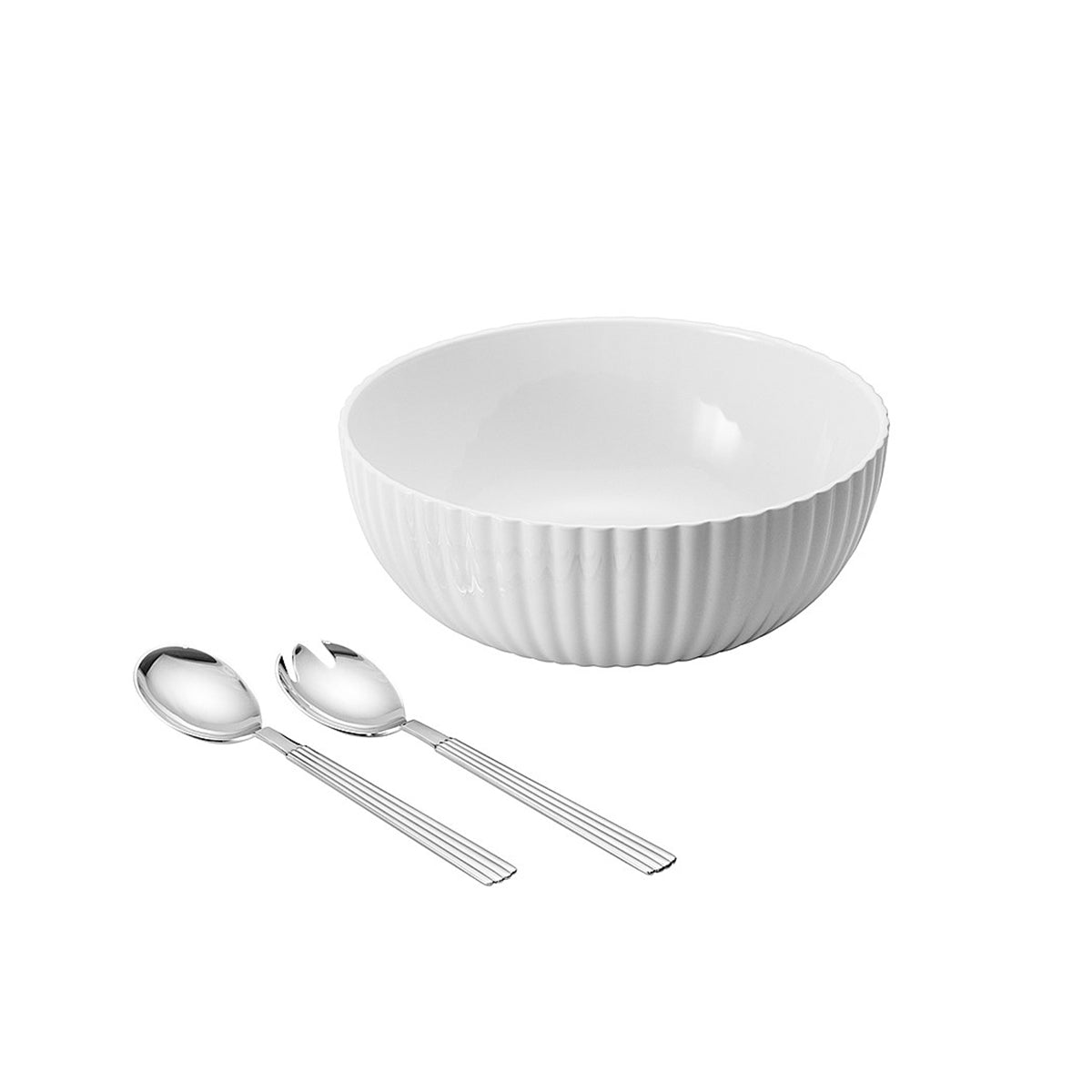Bernadotte Serving Bowl and Servers Gift Set