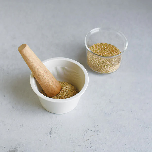 Taku Mortar and Pestle White