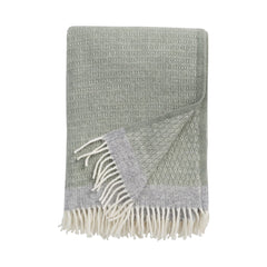 Harald Eco Wool Blanket Green