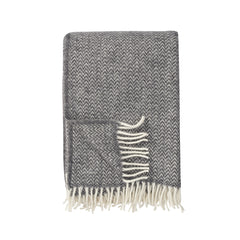 Chevron Blanket Eco Grey