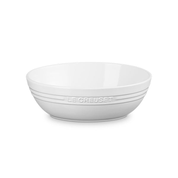 Heritage Stoneware Serving Bowl White