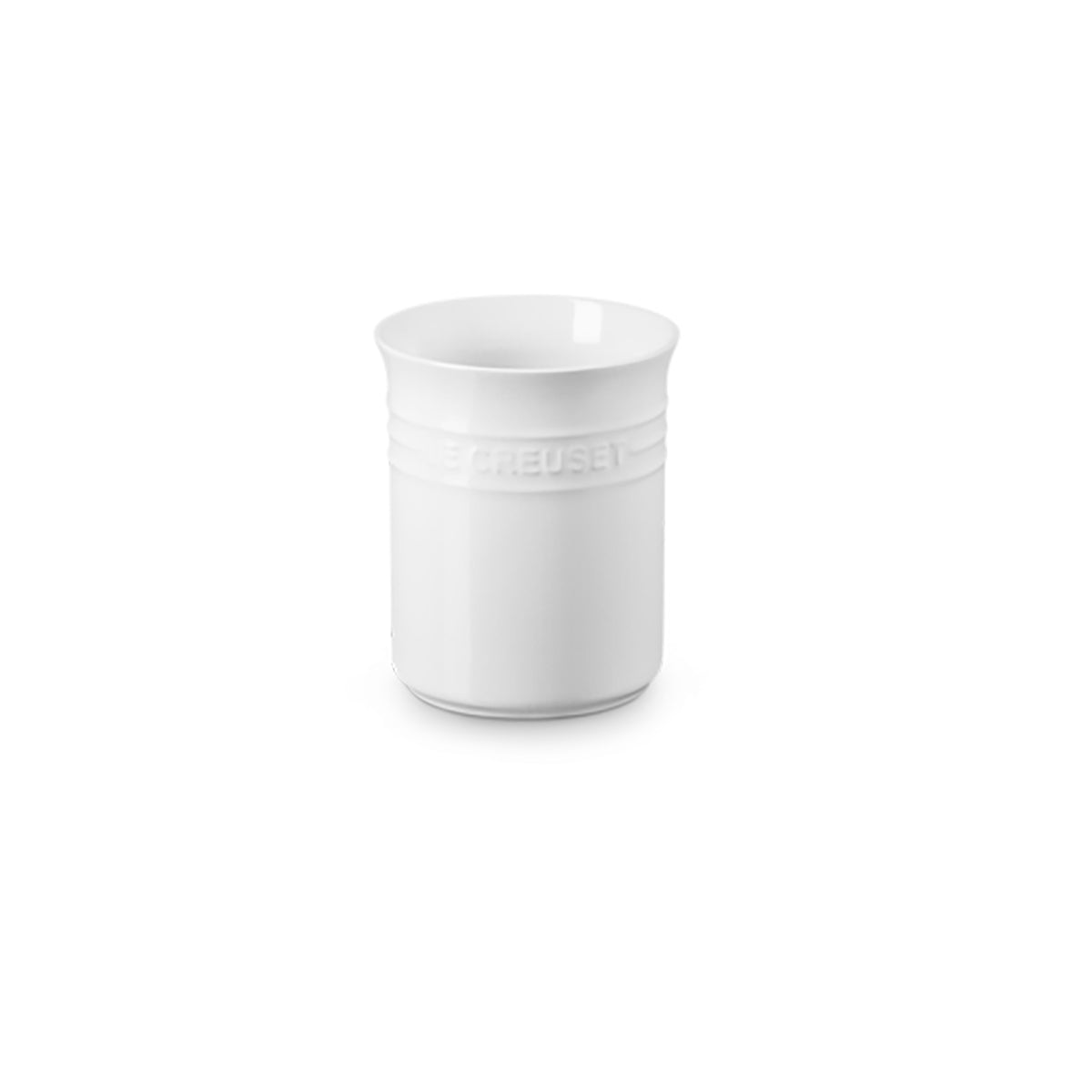 Heritage Stoneware Small Utensil Jar White