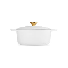 Signature Round Casserole White 24cm / 4.2L