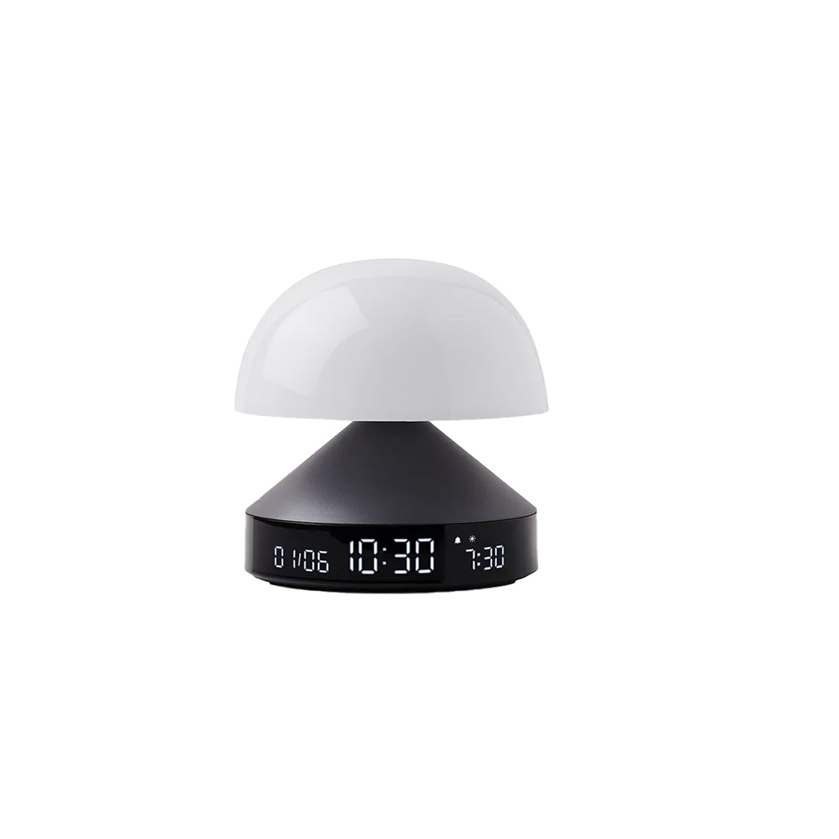 Mina Sunrise Lamp and Alarm ClockMetallic Grey
