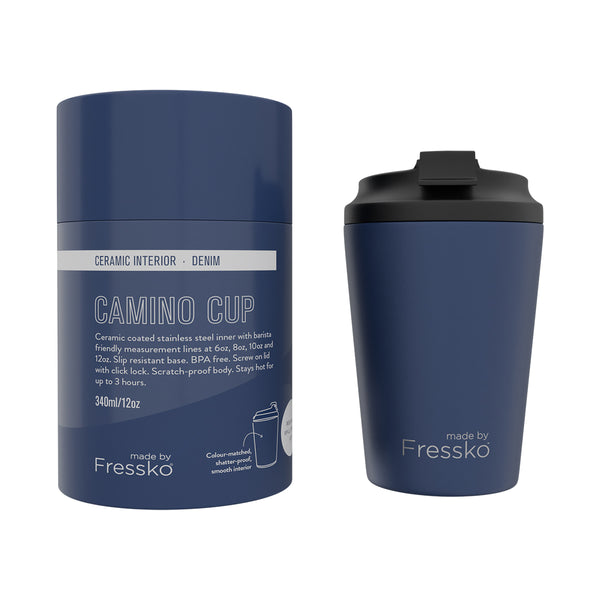 Ceramic Camino Re-Usable Cup 12oz Denim