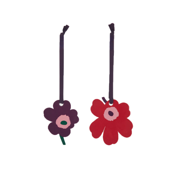 Unikko Flat Collectible Ornament 2pce