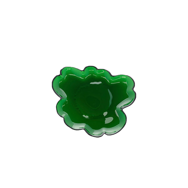 Glass Unikko Plate Green 20cm