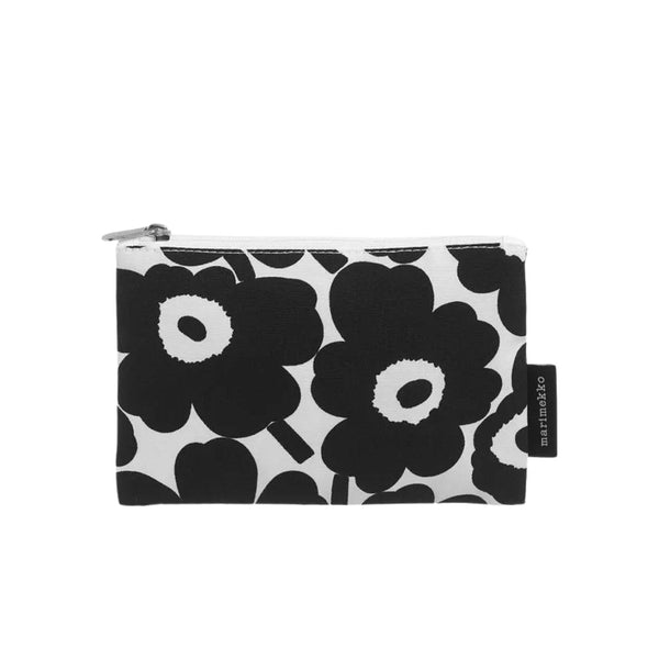Kaika Mini Unikko Cosmetic Bag Black/White