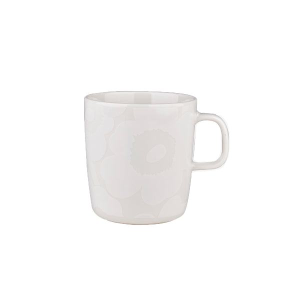 Unikko Mug Large White on White