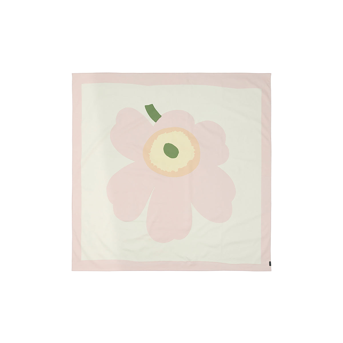 Unikko Square Table Cloth Pink/Cream 140cm x 140cm