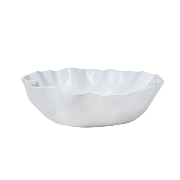 Ruffle Bowl Large Snow White