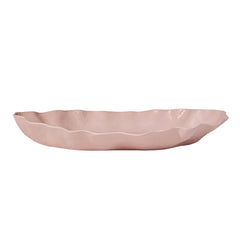 Ruffle Rectangle Platter Extra Large Icy Pink