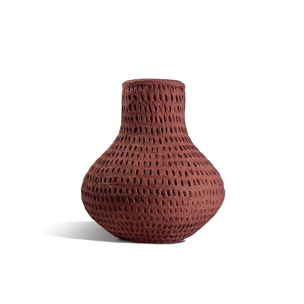 Gourd Vase Rust 26cm
