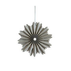 Paper Hanging Star Ornament Linen