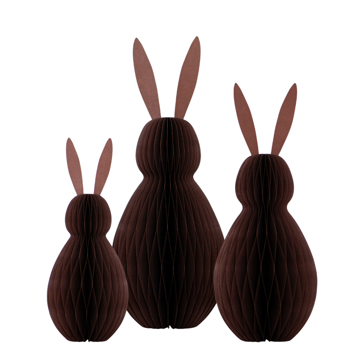 Sustainable Paper Bunny Chocolate 46cm