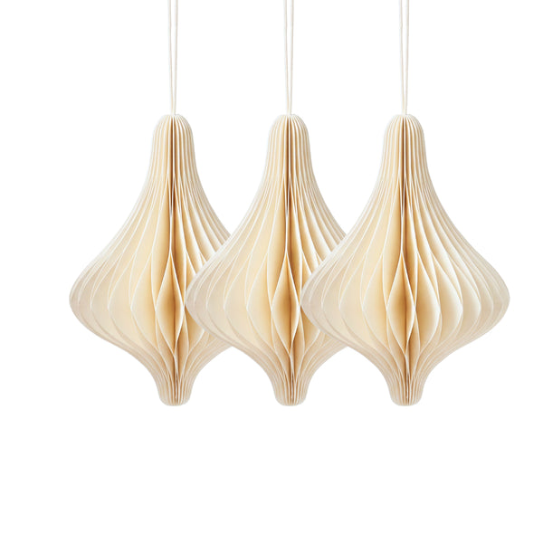 Paper Dew Drop Trio Gift Set off White