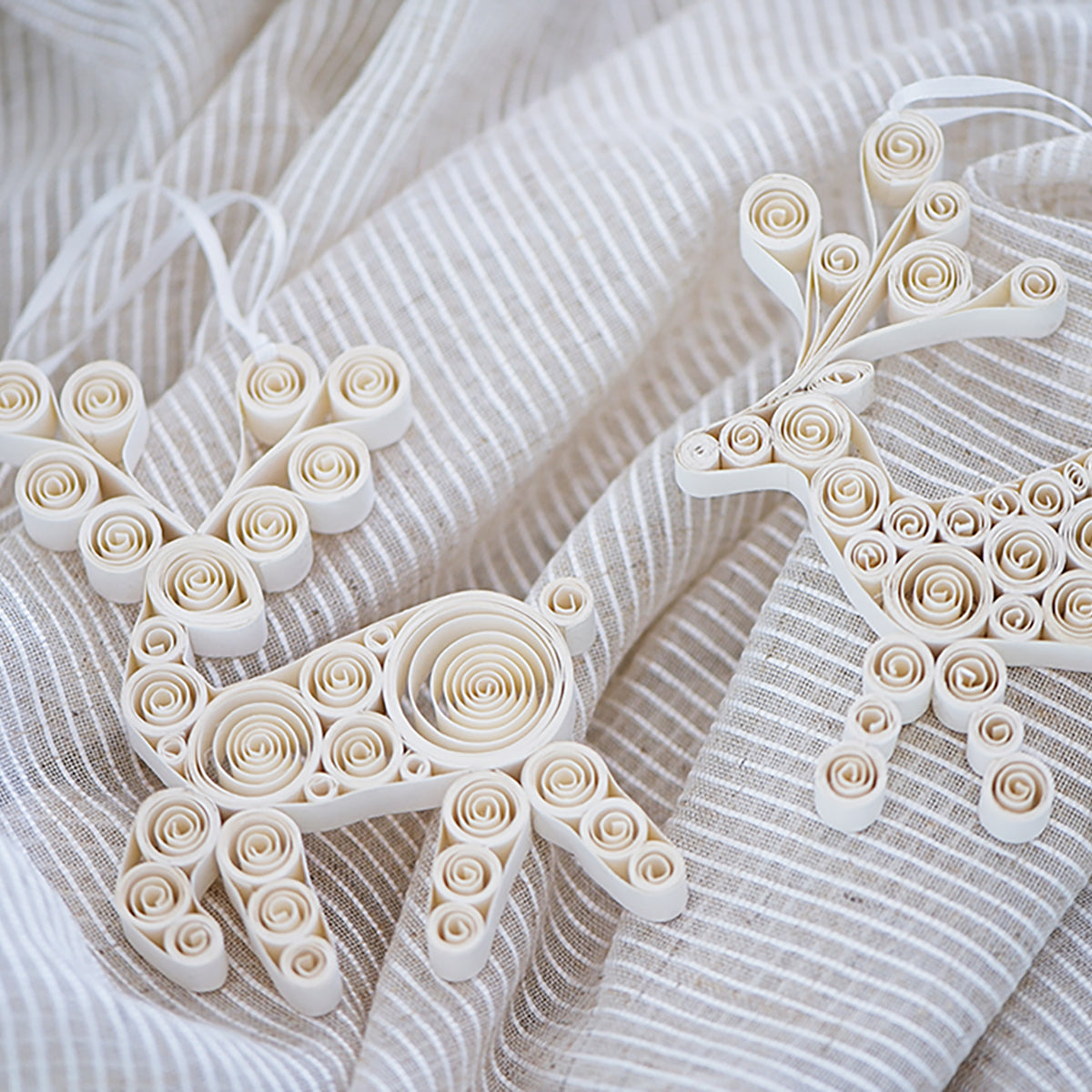 Quilling Reindeer 13.5cm Set of 2