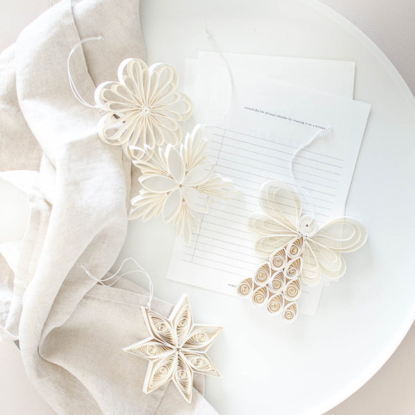 Quilling Star Trio 10cm Set of 3