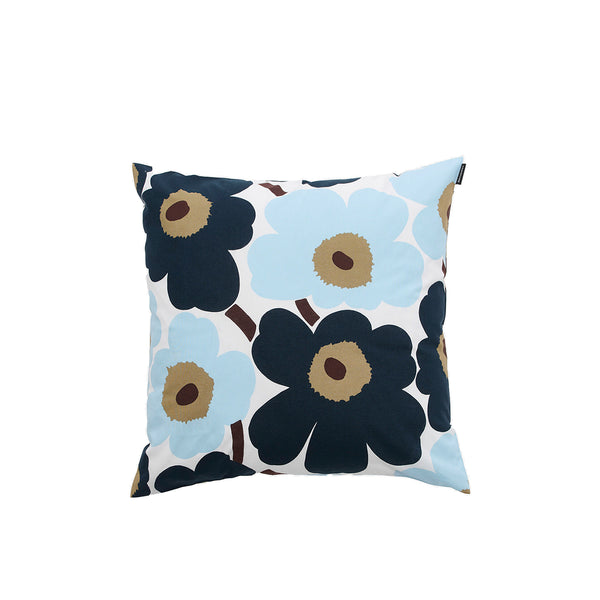 Pieni Unikko Cushion Cover Blue +Tan