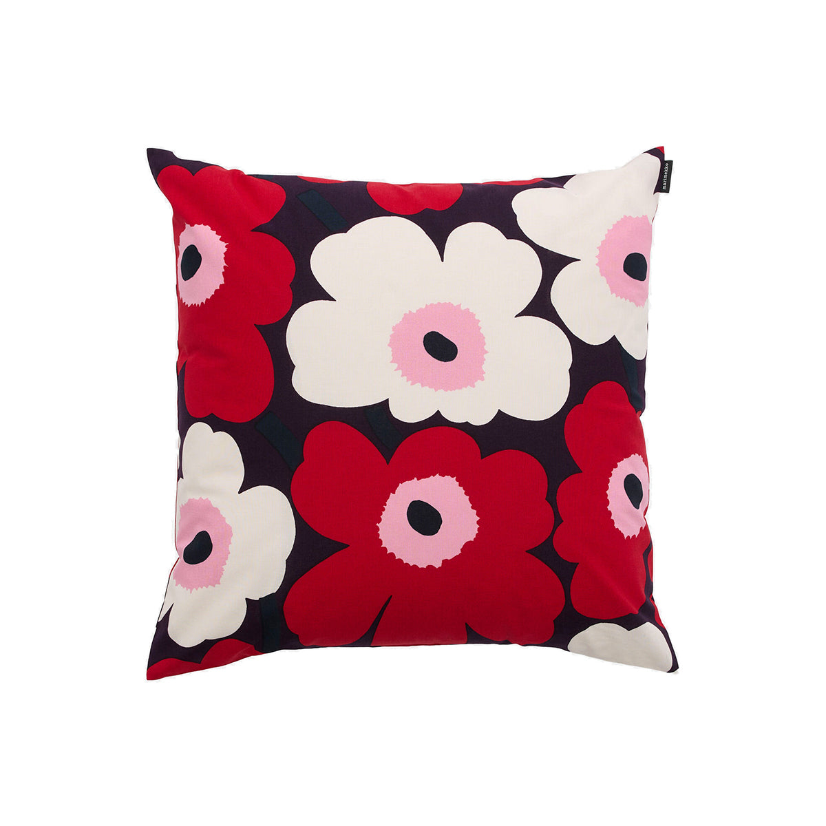 Pieni Unikko Cushion Cover Red/Burgundy/Pink
