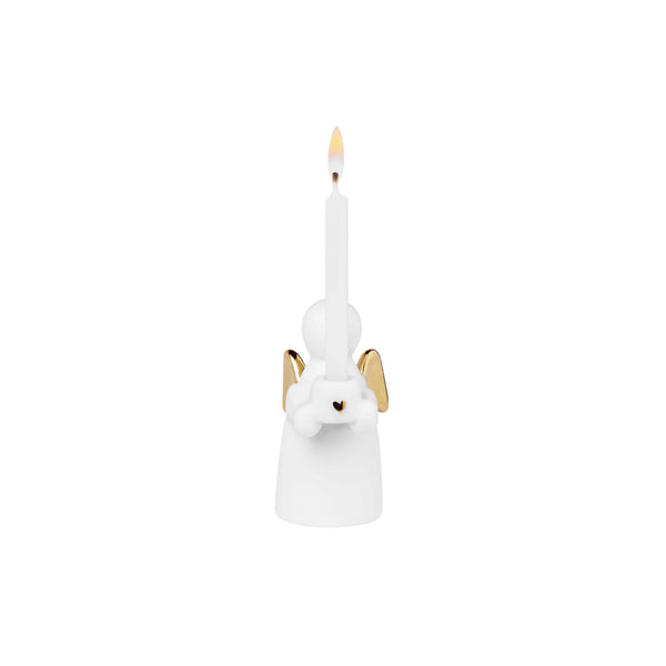 Mini Angel Candle Holder Gold
