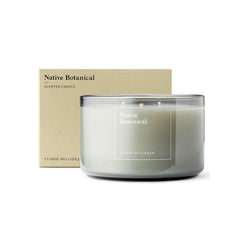 Scented 3 Wick Candle / Native Botanical