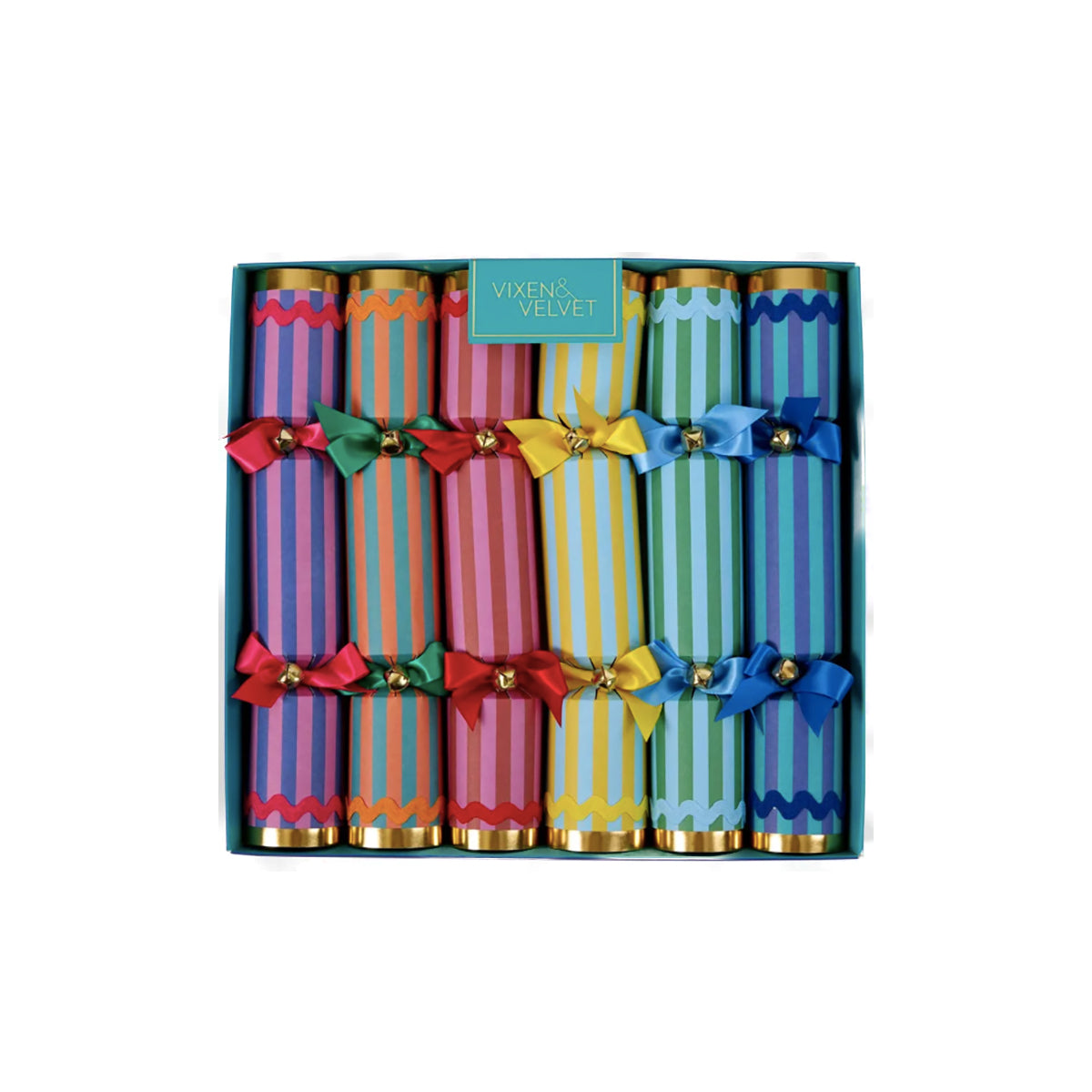 La Dolce Vita Striped Crackers Set/6