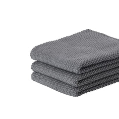 Dish Cloth Set of 3 Grey