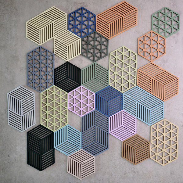 Hexagon Trivet 24cm Black