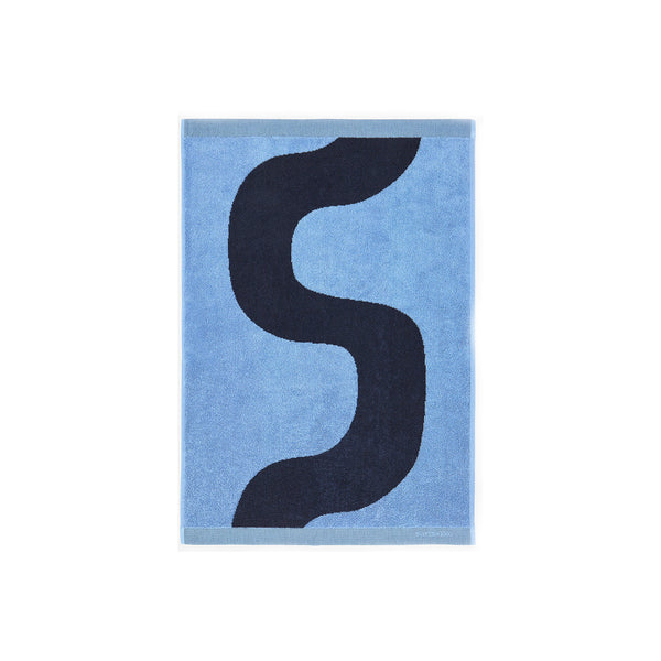 Seireeni Guest Towel Dark Blue Light Blue