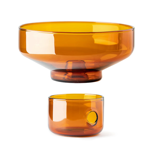 Oil and Water Glass Diffuser Amber
