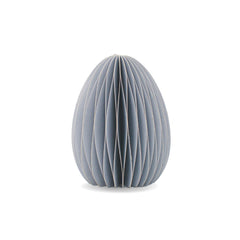 Paper Easter Egg Dusty Blue Large