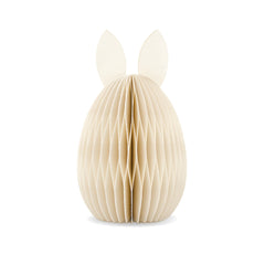 Paper Easter Egg Rabbit Off White Large