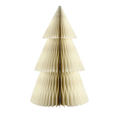 Deluxe Paper Tree Standing Off White / Silver Edge 45cm