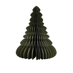 Paper Tree Standing Olive Green 24cm