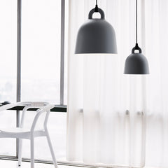 Bell Lamp Large Grey