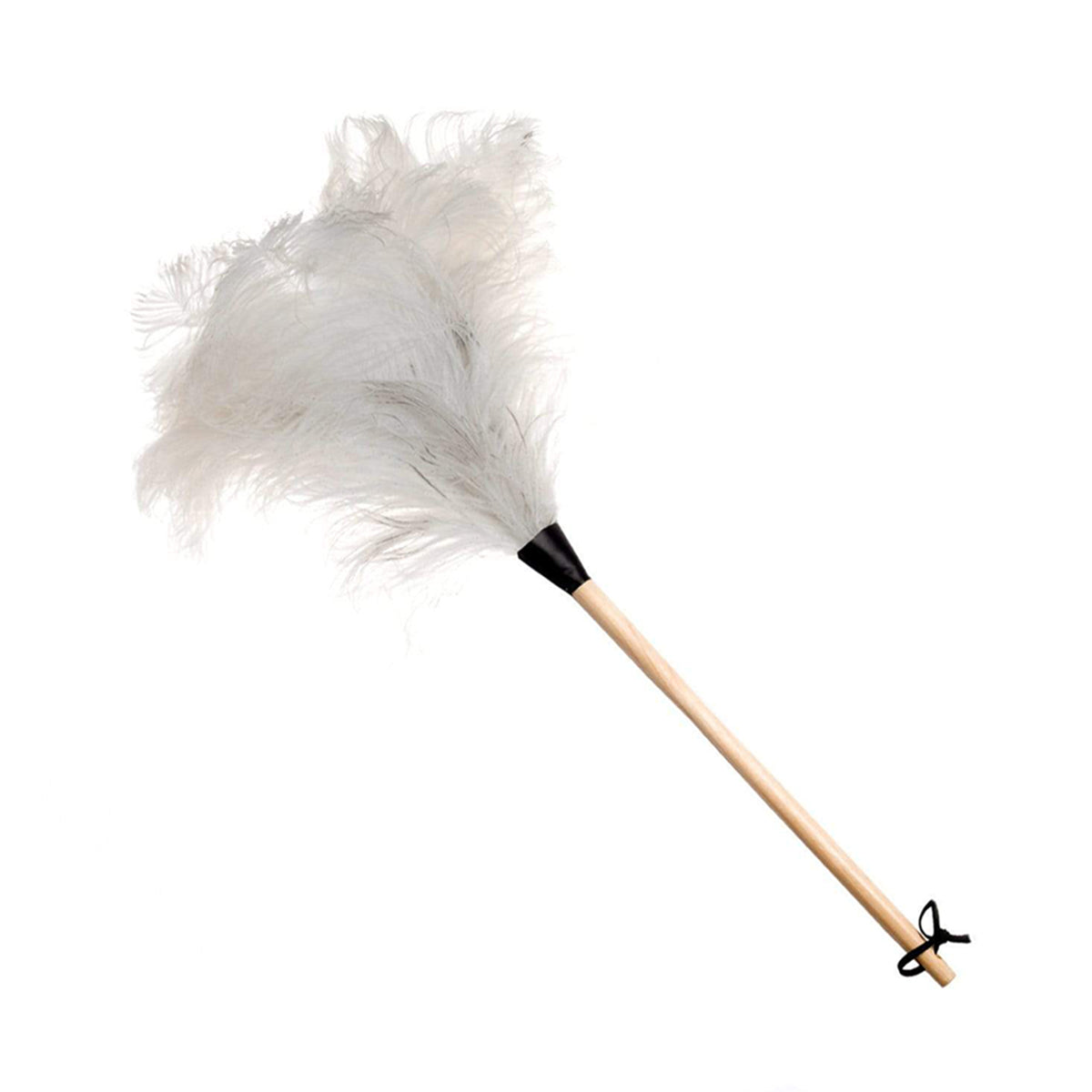 White Ostrich Feather Duster 70cm